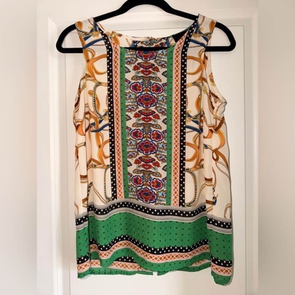 Cynthia Rowley Women's Multicolor Sleeveless Top